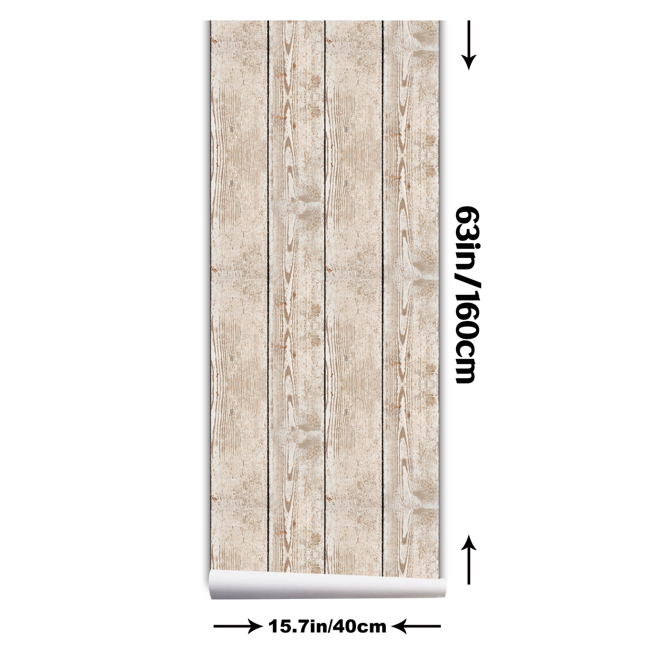 Wood Grain Stripe Shiplap Pattern Textured Non-3D Contact Paper Self Adhesive Wall Sticker HWP221-223