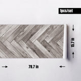 Wood Grain Sticker Clearance Self Adhesive Floor Sticker MWDBS004-007