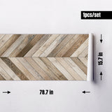 Wood Grain Sticker Clearance Self Adhesive Floor Sticker MWDBS004-007