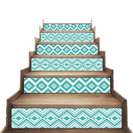 Geometric Printed Stairs Self Adhesive Decoration Wall Sticker  HSS130-132