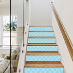 Geometric Printed Stairs Self Adhesive Decoration Wall Sticker  HSS130-132