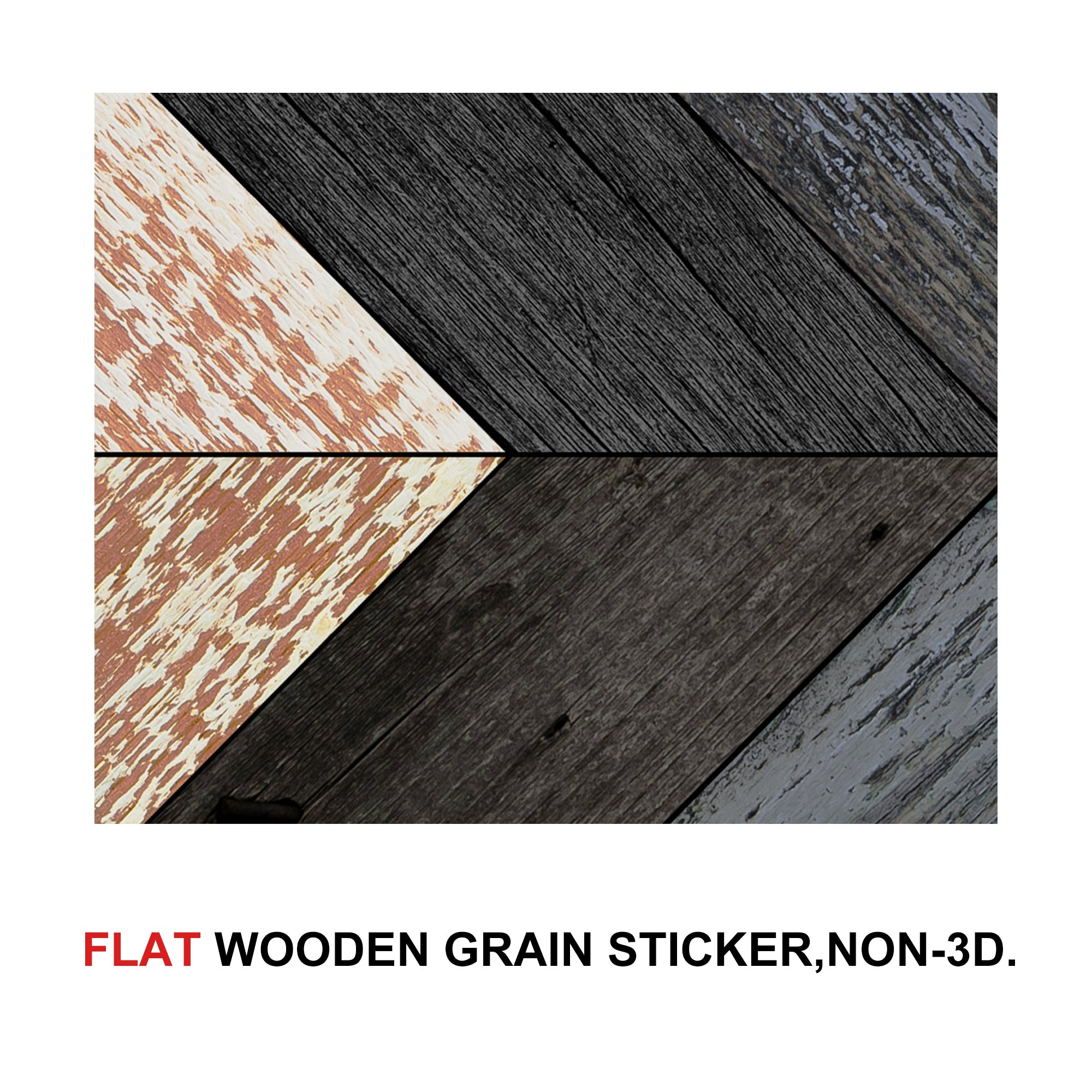 Faux Wood Grain Textured Printed Stairs Peel And Stick Self Adhesive Stair Stickers HSS187-189