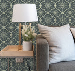 Nordic Style Symmetrical Geometric Floral Patterns Peel And Stick Wallpaper HWP122-139