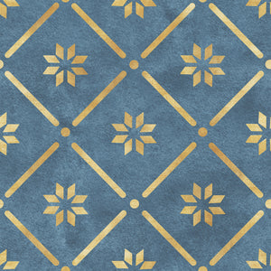 Nordic Style Symmetrical Geometric Floral Patterns Peel And Stick Wallpaper HWP122-139