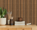 Wood Grain Texture Pear And Stick Removable Self-adhesive Wallpaper HWP176