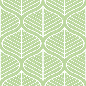 Tropical Plant Green Leaves Pattern Self Adhesive Wallpaper HWP180-181